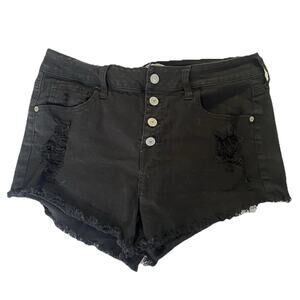 Altered State Women's Jean Shorts, Size 28/7, Raw Cut, Mid-Rise, Stretch